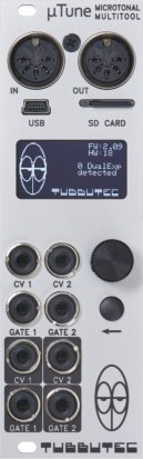 Eurorack Module µTune - silver edition from Tubbutec
