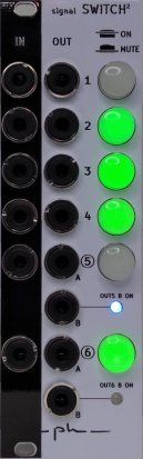 Eurorack Module Signal switch 2 from ph modular