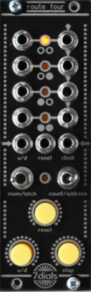 Eurorack Module Route Four from 7 Dials