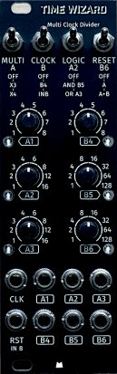 Eurorack Module Time Wizard (Mork Modules Black Panel) from Other/unknown