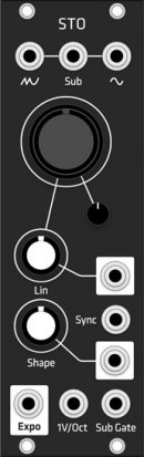 Eurorack Module STO (Grayscale black panel) from Grayscale