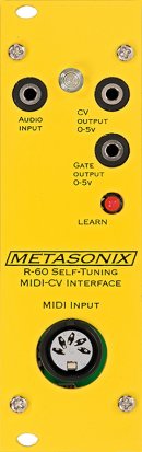 Eurorack Module R-60 Self-Tuning Midi-CV interface from Metasonix