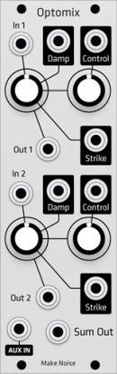 Eurorack Module Make Noise Optomix (Grayscale panel) from Grayscale