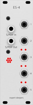 Eurorack Module Expert Sleepers ES-4 (Grayscale panel) from Grayscale