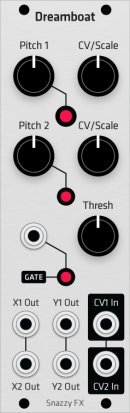 Eurorack Module Snazzy FX Dreamboat (Grayscale panel) from Grayscale