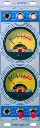 Eurorack Module VU Meters from Dannysound