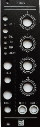 Eurorack Module Peaks Black Panel from Other/unknown