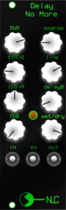 Eurorack Module Delay No More from Nonlinearcircuits