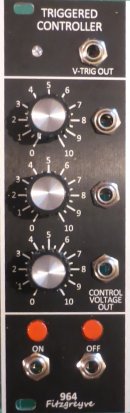 Eurorack Module Triggered Controller from Fitzgreyve Synthesis