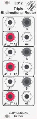Eurorack Module ES12 - Triple Bi-directional Router from Other/unknown