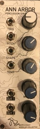Eurorack Module Ann Arbor Percussion Synthesizer from Other/unknown
