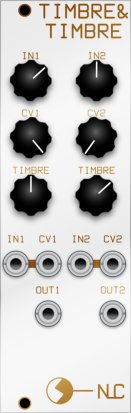 Eurorack Module Timbre & Timbre from Nonlinearcircuits