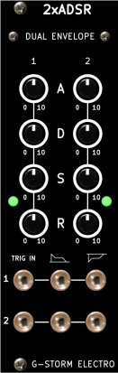 Eurorack Module 2xADSR r1-1 from G-Storm Electro