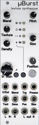 Eurorack Module µBurst (silver panel) from Michigan Synth Works