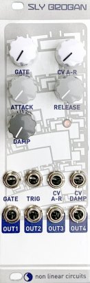 Eurorack Module Sly Grogan - Magpie white panel from Nonlinearcircuits