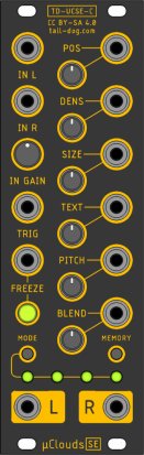 Eurorack Module µClouds SE (uClouds, microClouds) [Rev C, Black] from Tall Dog