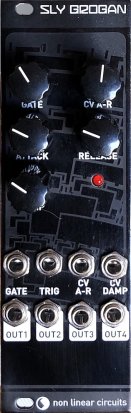 Eurorack Module Sly Grogan - Magpie Black Panel from Nonlinearcircuits