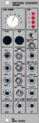 Eurorack Module ADDAC206 Switching Sequencer (custom gray) from ADDAC System