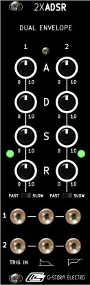 Eurorack Module 2xADSR r1-2 from G-Storm Electro