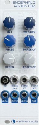 Eurorack Module Encephalo Adjuster - Magpie white panel from Nonlinearcircuits