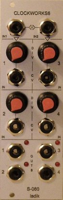 Eurorack Module S-060 VC 4ch(out) Clockworks6 from Ladik