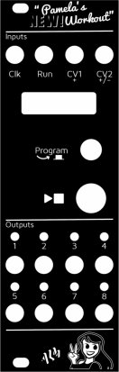 Eurorack Module Pamela's New Workout (Black Panel) from ALM Busy Circuits