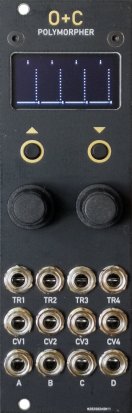 Eurorack Module Micro Ornament & Crime Polymorpher / 8HP / Black & Gold Panel from Other/unknown
