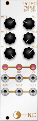 Eurorack Module Triad from Nonlinearcircuits