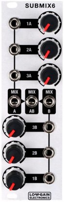 Eurorack Module SubMix6 from Low-Gain Electronics