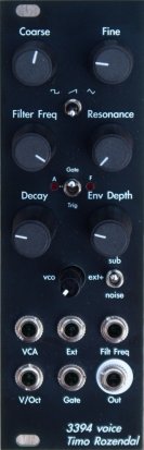 Eurorack Module 3394 Voice from Timo Rozendal