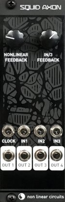 Eurorack Module Squid Axon - Magpie black panel from Nonlinearcircuits