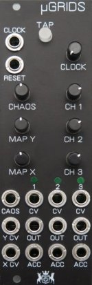 Eurorack Module MicroGrids (Black Panel) from Michigan Synth Works
