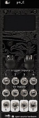 Eurorack Module uO_C Textured Magpie Panel from Other/unknown