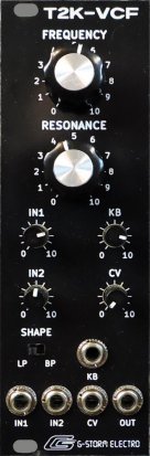 Eurorack Module T2K-VCF from G-Storm Electro