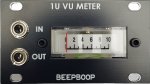 BeepBoop Electronics 1U Analogue VU Meter