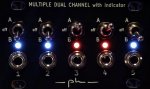 ph modular Multiple dual channels with leds 1U (Intellijel or pulplogic format)