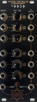 Eurorack Module Vactrol control mixer gold+ from Error Instruments