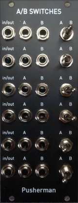 Eurorack Module 6 A/B Switches (3 on-on / 3 on-off-on) from Other/unknown