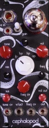 Eurorack Module Cephalopod Tube Filter from Sognage