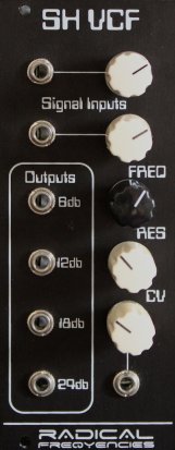 Eurorack Module SH VCF from Radical Frequencies