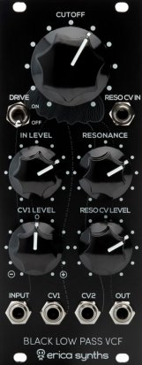 Eurorack Module Black Low-Pass VCF from Erica Synths