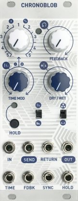 Eurorack Module Chronoblob - Magpie white panel from Alright Devices