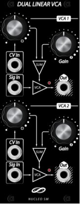 Eurorack Module Dual Linear VCA SM Nucleo from Other/unknown