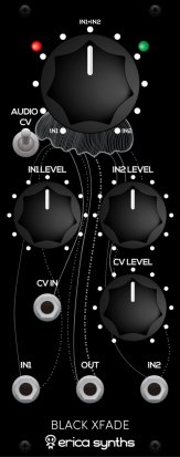 Eurorack Module Black XFade from Erica Synths