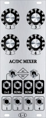 Eurorack Module AC/DC Mixer from L-1