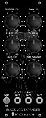 Eurorack Module Black VCO Expander from Erica Synths