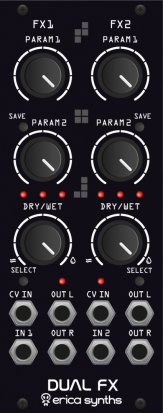Eurorack Module Dual FX from Erica Synths