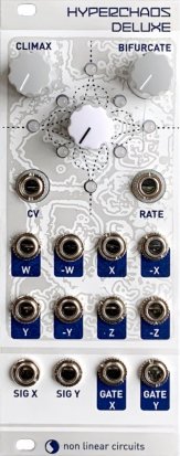Eurorack Module Hyperchaos Deluxe - Magpie white panel from Nonlinearcircuits