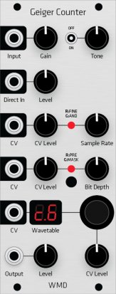 Eurorack Module WMD Geiger Counter (Grayscale panel) from Grayscale