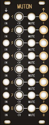 Eurorack Module Muton Black & Gold Panel from Other/unknown